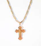 Cross Pendant with Jesus Christ | Gold Plated