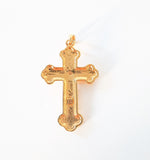 Cross Pendant with Jesus Christ | Gold Plated