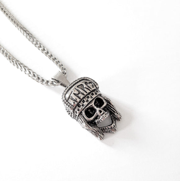 Open Mouth Skull Pendant | Stainless Steel