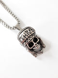 Open Mouth Skull Pendant | Stainless Steel