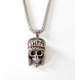 Open Mouth Skull Pendant | Stainless Steel