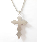 3D Cross Pendant | Stainless Steel