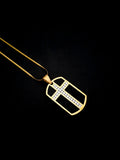 Cross Pendant | Gold + Black