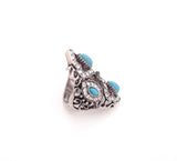 Turkish Ring with Turquoise Gemstones