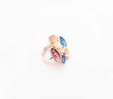 Multi-Colour Flower Ring