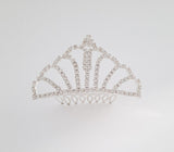 Girls Rhinestone Tiara Comb