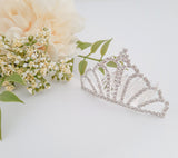 Girls Rhinestone Tiara Comb