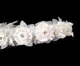 Flower Crown Veil with Comb