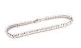 Baguette Cubic Zirconia Tennis Bracelet