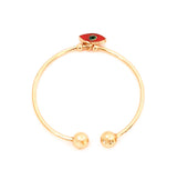 Evil Eye Bangle | Gold Plated