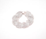 Rhinestone Twist Bracelet