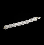 Rhinestone Twist Bracelet