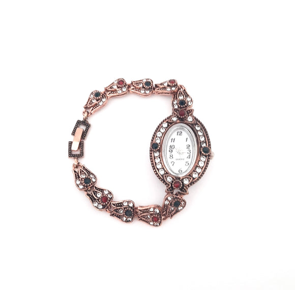 Turkish Watch Bracelet | Antique Rose Gold