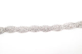 Rhinestone Twist Bracelet