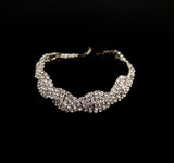 Rhinestone Twist Bracelet