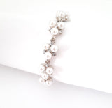 Pearl and Crystal Bridal Bracelet